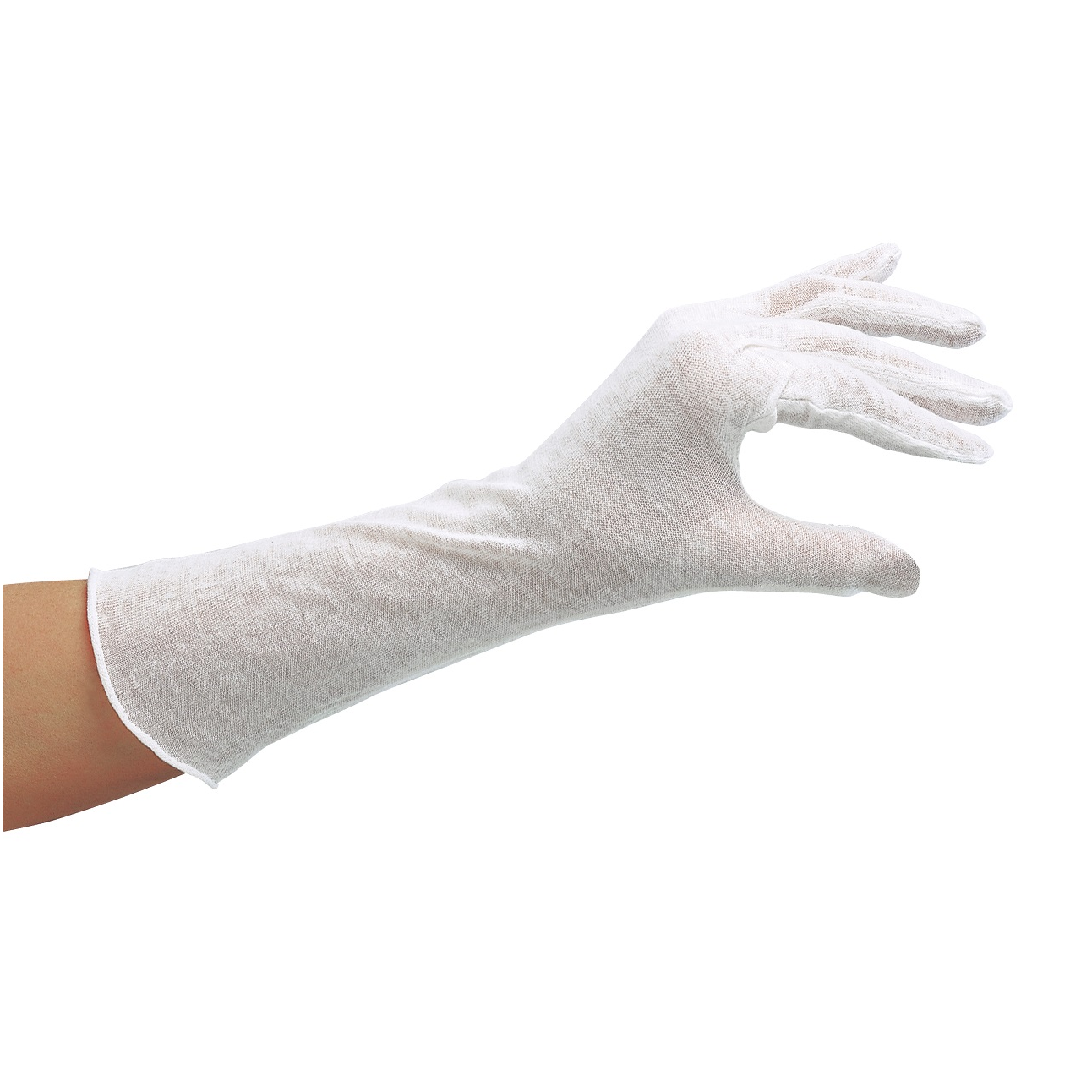 Cotton Inspection Gloves, Men's 14 Inch, Lightweight | DiVal Safety ...