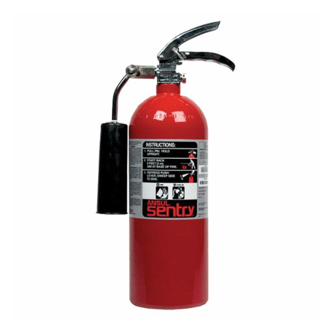 Ansul Sentry C02 Fire Extinguisher, 5lb