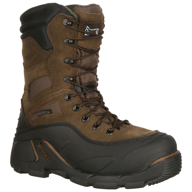 Rocky® Men's 9" Insulated Blizzard Stalker Waterproof Steel Toe Boot