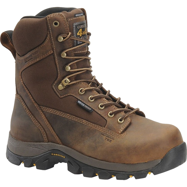 Carolina Men's 8" Insulated Quad Waterproof Composite Toe Boot