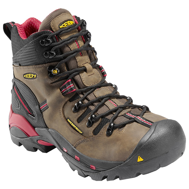 KEEN Men's 6" Pittsburgh Waterproof Steel Toe Boot