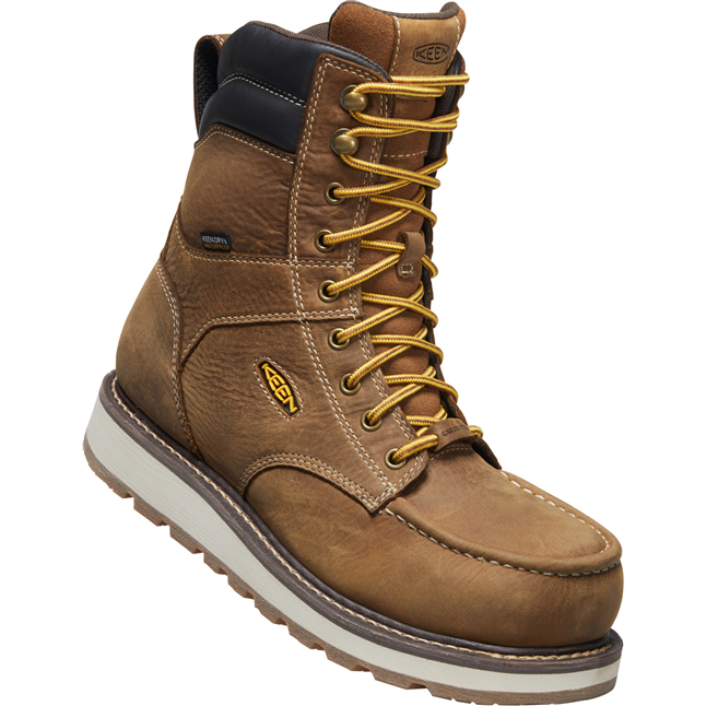 KEEN Men's 8" Cincinnati Waterproof Carbon-Fiber Toe Boot