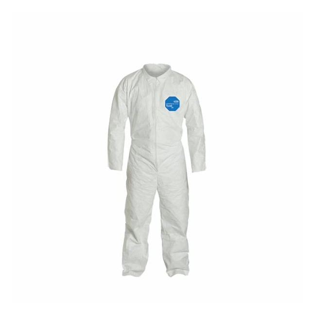 DuPont™ Tyvek® 400 Coverall, TY120SWH Open Wrists & Ankles, Elastic Waist, Serged Seams