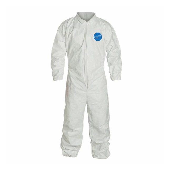 DuPont™ Tyvek® 400 Coverall, TY125S, Elastic Waist, Wrists & Ankles, Serged Seams