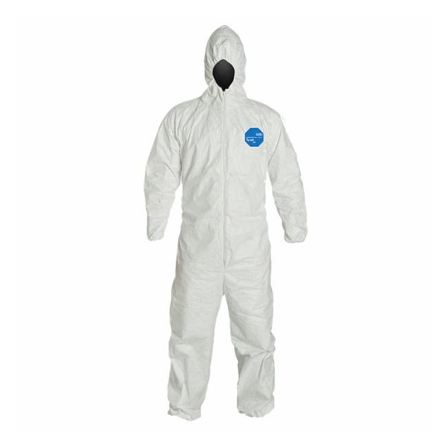 DuPont™ Tyvek® 400 Coverall, TY127S, Hood, Elastic Waist, Wrists & Ankles, Serged Seams