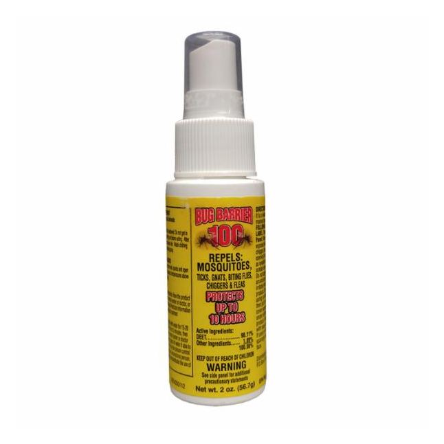 Bug Barrier 100 Insect Repellent Spray, 100% Deet, 2 oz.