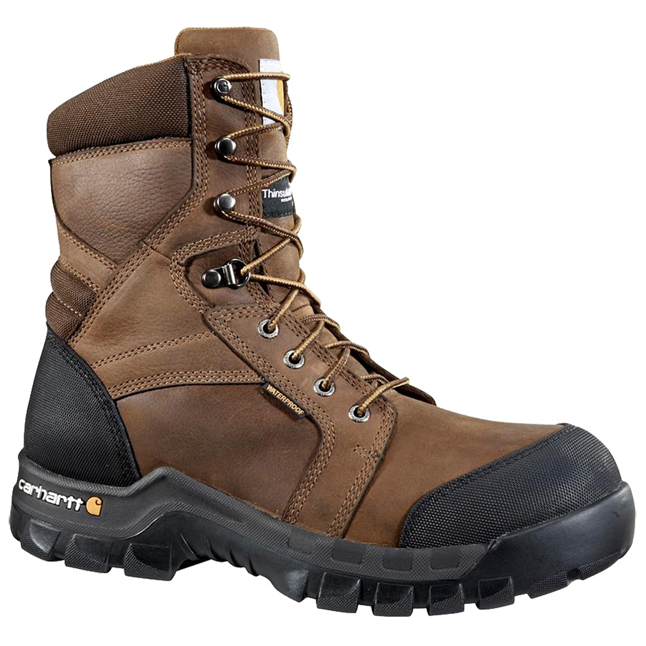 Carhartt Men's 8" Insulated Rugged Flex Waterproof Composite Toe Boot