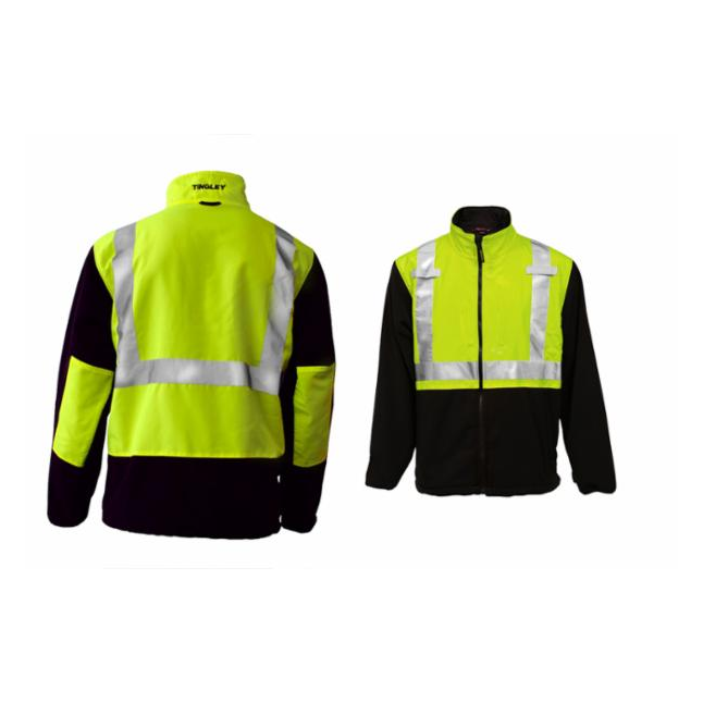 Tingley Phase 2™ Class 2 Fleece Winter Jacket, Yellow & Black