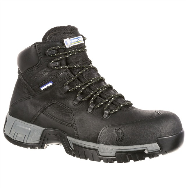 Michelin Men's 6" Hydroedge Waterproof Puncture Resistant Steel Toe Boot