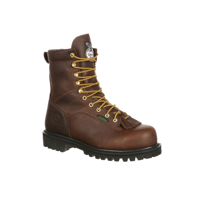 Georgia Men's 8" Waterproof Steel Toe Boot