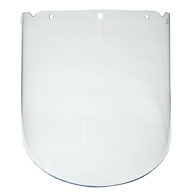 MSA V-Gard® Splash/Chemical Proprionate Faceshield Visor, Molded, 9-1/4" x 18" x .098"