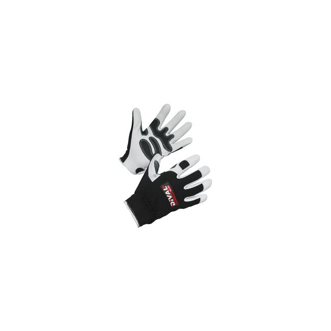 DiVal Goatskin Leather Palm Mechanics Gloves