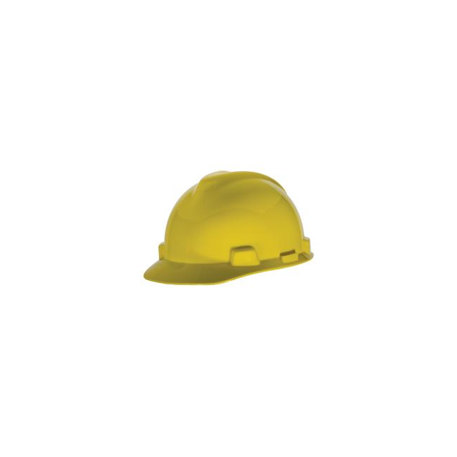 MSA Standard V-Gard® Type I Slotted Cap Style Hard Hat