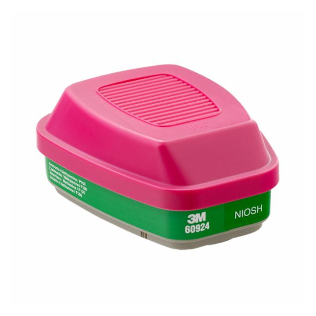 3M™ Ammonia/Methylamine 60924 P100 Cartridge