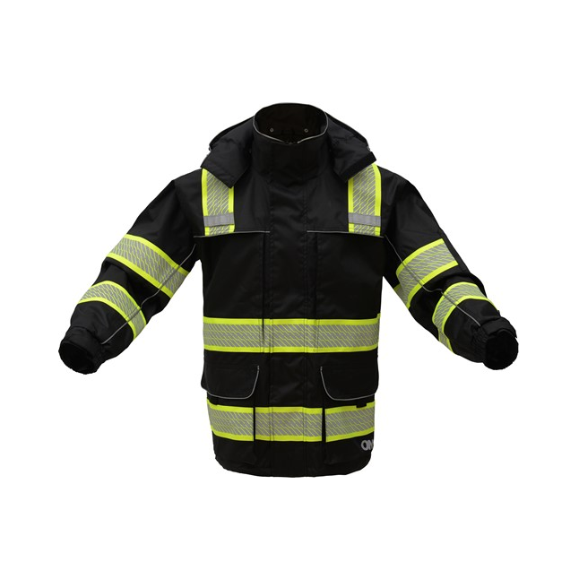 GSS Onyx Hi Viz Reflective Rain Coat Main Image