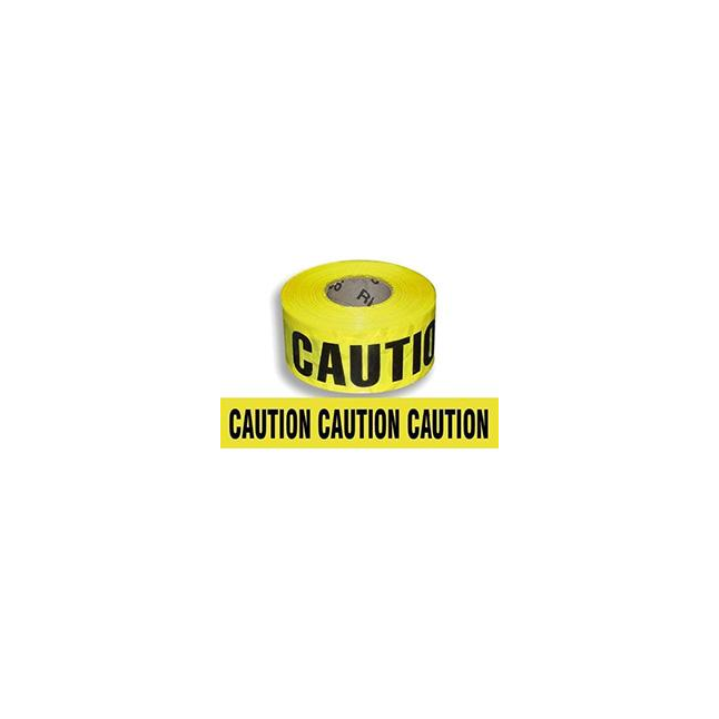 " CAUTION" Barricade Tape, 3" x 1000"