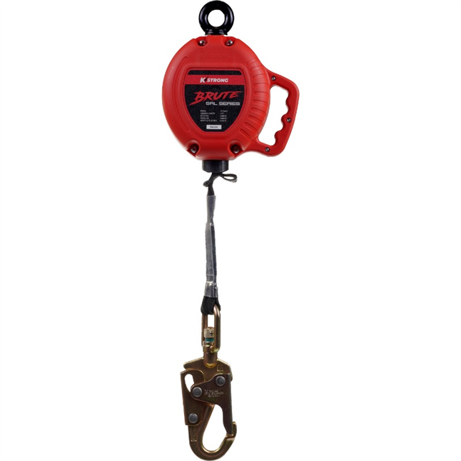 D-SAFE Brute™ Self Retracting Lifeline with Carabiner, 11'