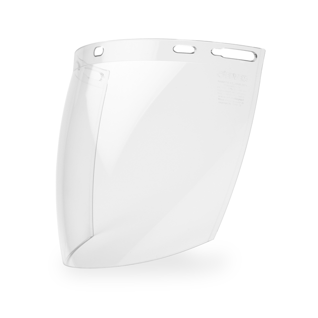 ERB Delta Plus Molded Aspherical Polycarbonate Faceshield, 8" x 12" x .078"