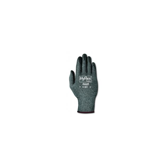 HyFlex® Foam Nitrile Palm Coated Gloves, Gray