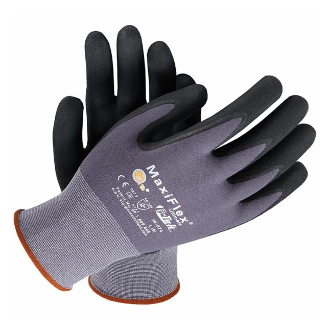MaxiFlex® Ultimate™ Nylon Cut Level 1 Gloves w/ MicroFoam Nitrile Palm