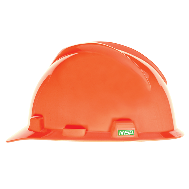 MSA Standard V-Gard® Type I Slotted Cap Style Hard Hat
