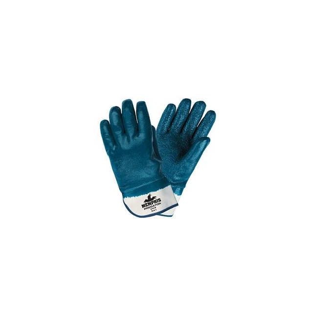 Predator® SeriesFully Rough Nitrile Coated Work GlovesSafety Cuff and Jersey LinedTreated with ActiFresh®