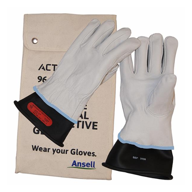 DiVal Electrical Glove Kit, Class 0, Black