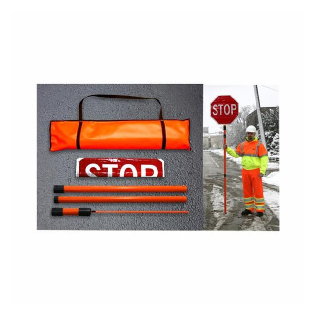 Reflective Superbright™ Roll-Up Stop/Slow Paddles, 24"