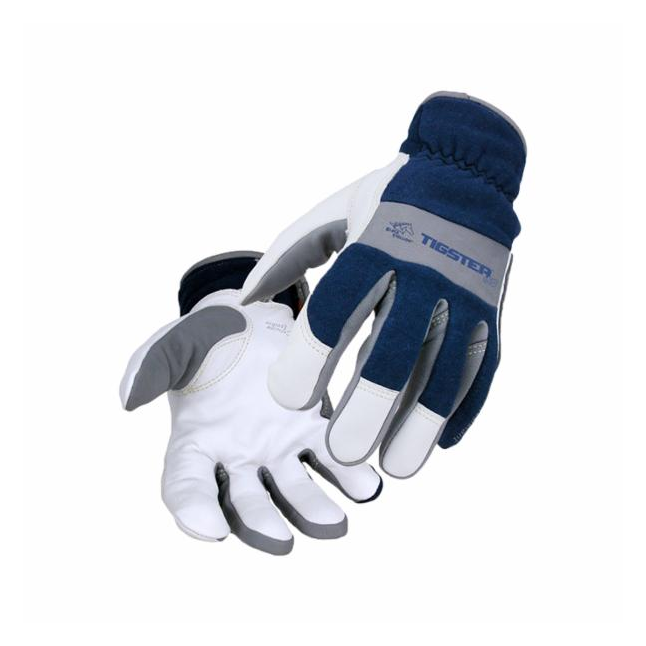 Black Stallion® Tigster® FR Cotton/Grain Kidskin Premium TIG Welding Gloves