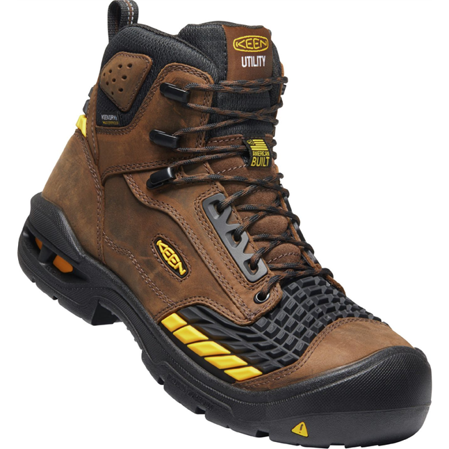 KEEN Men's 6" Troy Waterproof Carbon-Fiber Toe Boot
