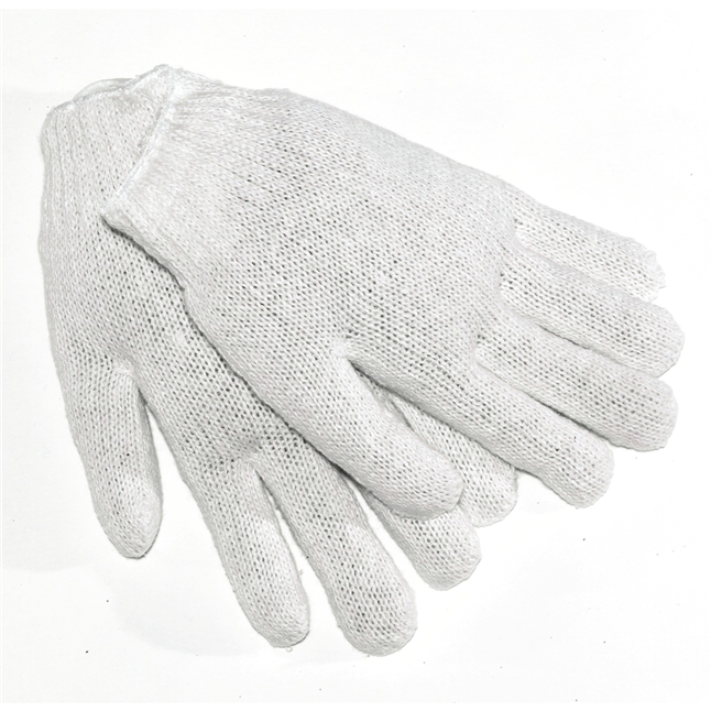 String Knit Gloves, Men's Lightweight Cotton Blend