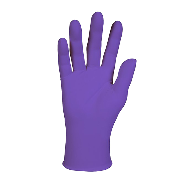 Kimberly-Clark™ PURPLE NITRILE™ Disposable Powder-Free Nitrile Exam Gloves, 6 mil, Purple