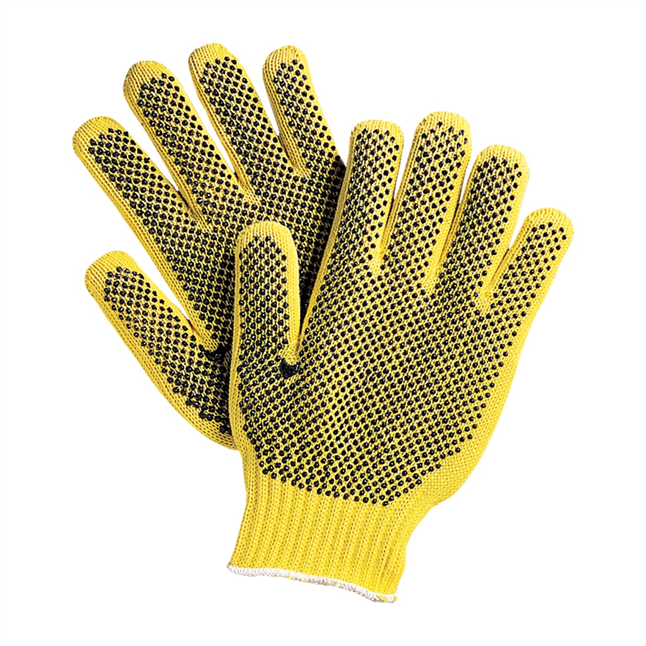 MCR 9366S Safety Cut Pro® Knit Gloves with PVC Dots, Made with DuPont™ Kevlar® Fibers, Women's