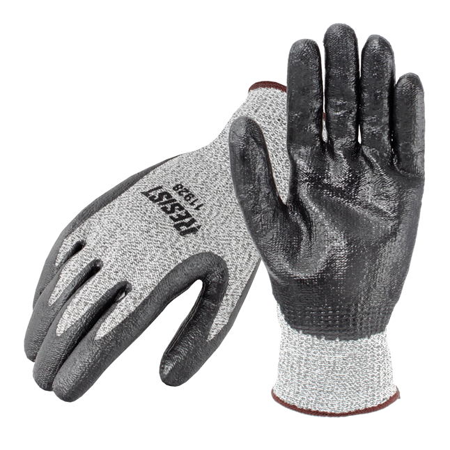 Galeton RESIST™ Cut Resistant Knit Gloves with Nitrile Coated Palms