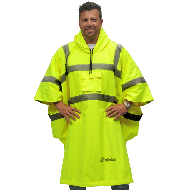 Repel Rainwear™ 75 Denier Ripstop Reflective Rain Poncho