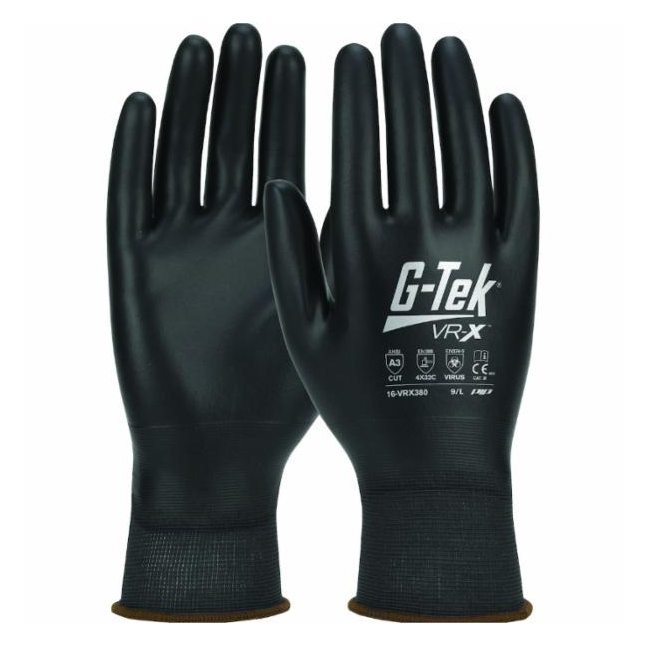 PIP G-Tek® VR-X™ Cut A3 Glove w/ Advanced Antibacterial & Antiviral Barrier Protective Foam PU Coating