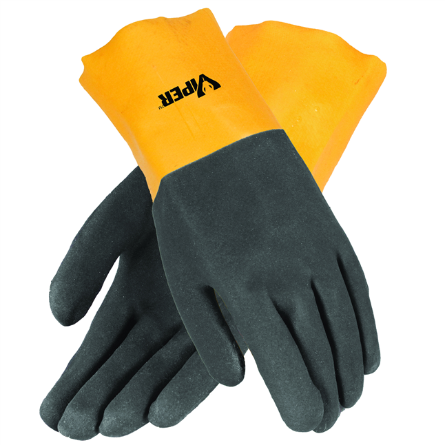 Viper® Double Coated PVC Gloves, 12 Inch