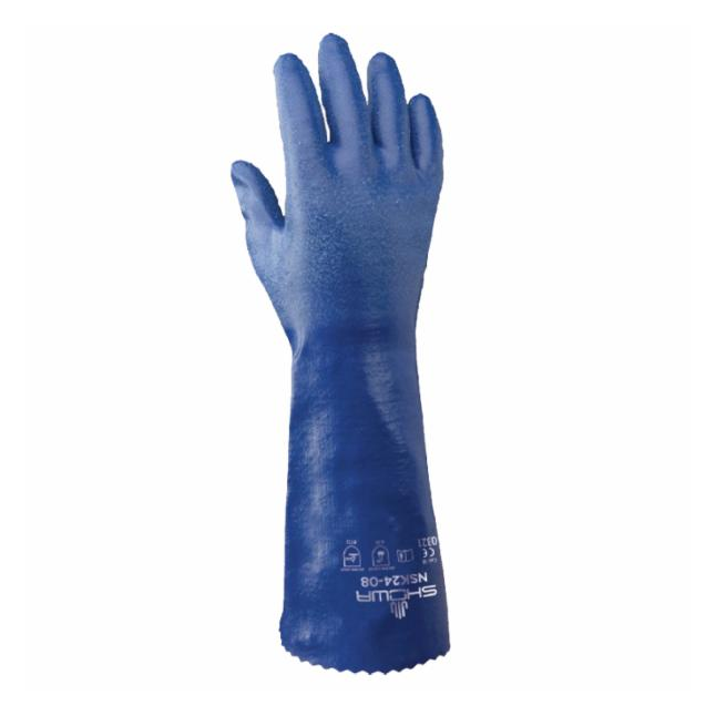 SHOWA® NSK24 100% Nitrile Coated Gloves, 14"