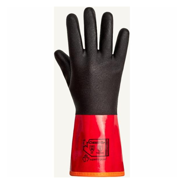 Superior ChemStop™ Extreme Comfort PVC Gloves with Kevlar® Liner & Full Nitrile Coating