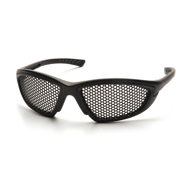 Pyramex® Trifecta Punched Steel Mesh Lens Safety Glasses