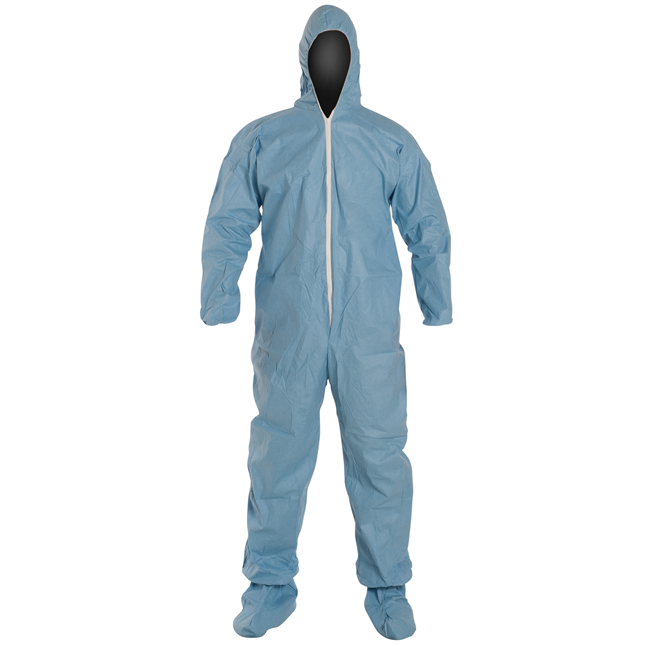 DuPont™ ProShield® 6 SFR Coverall, TM122S BU, Standard Fit Hood, Elastic Wrists, Boots