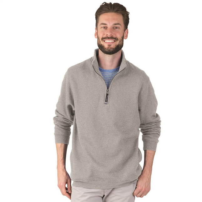 Charles River Apparel® 9359 Adult Crosswind Quarter Zip Sweatshirt