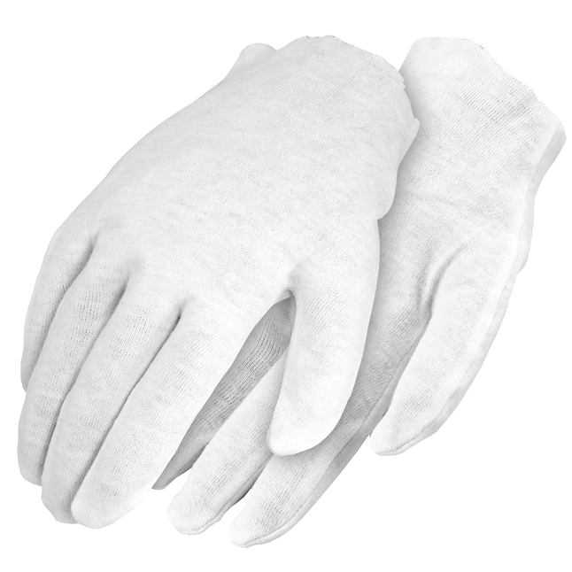 Cotton Inspection Gloves, Ladies' Mediumweight