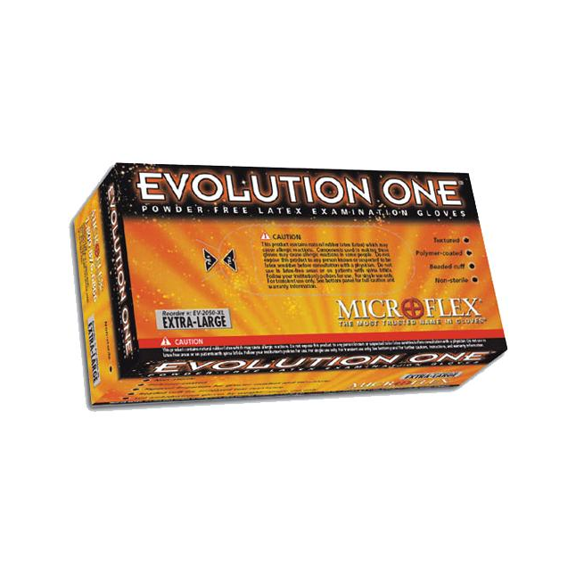 Evolution One® PF Medical Grade Latex Exam Glove Main Image