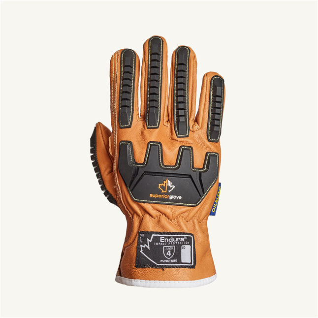 Superior® Endura® Oilbloc™ Goatskin Anti-Impact Driver Gloves