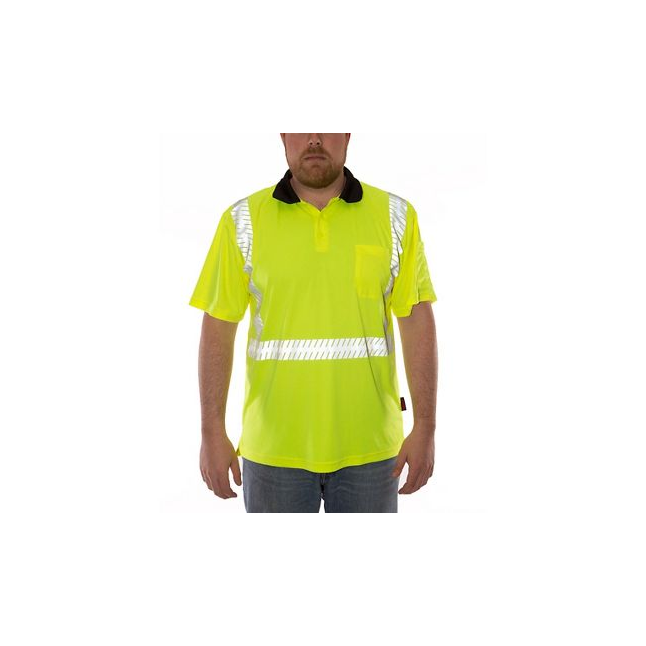 Tingley Job Sight™ S74022 Class 2 Snag-Free Polo Shirt with Sawtooth Reflective Tape