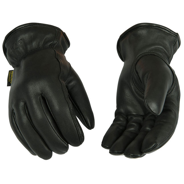 Kinco® 93HK Insulated Black Goatskin Driver Gloves