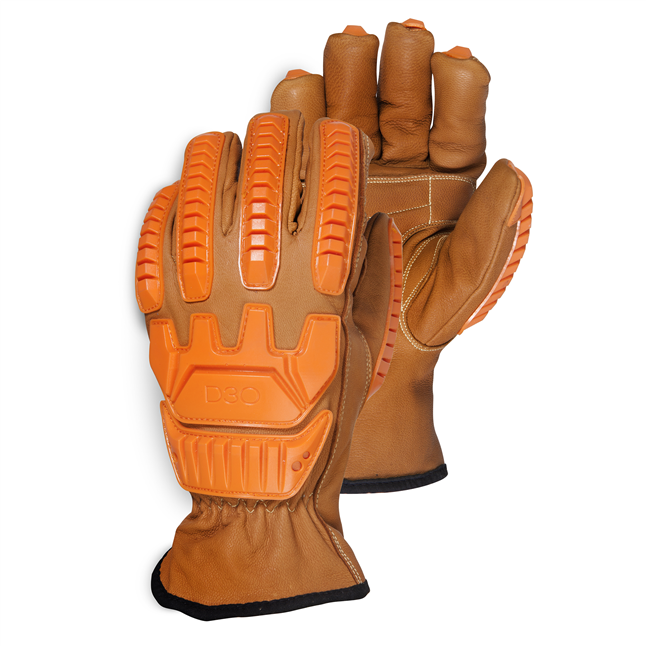 Endura® Oilbloc™ Goatskin Glove Lined with DuPont™ Kevlar® Fibers, Anti-Impact D3O® Back