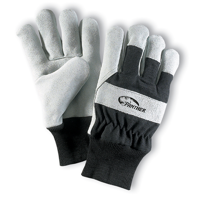 Panther™ Gloves w/ Leather Palm & Knit Wrist