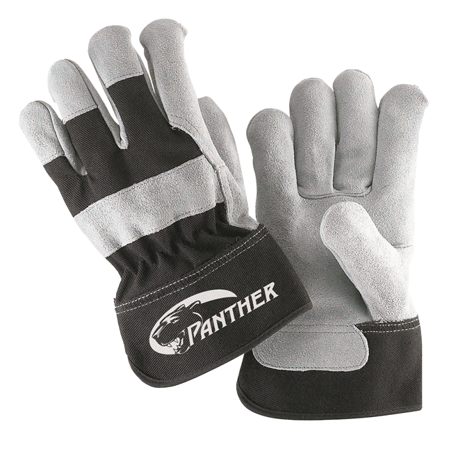 Panther™ Leather Palm Gloves, Safety Cuff